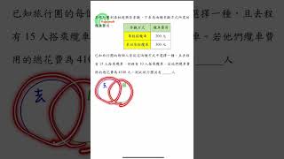 【每天一小步數學大進步】6一元一次方程式#school #maths #mathematics #education #會考 #國中數學