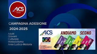 AICS Piemonte CAMPAGNA ADESIONE 2024 2025