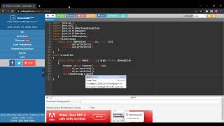 FileWriter and FileReader using Java_Files Input and Output_COD