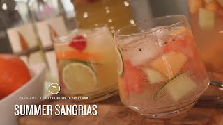 Mixology 101 - Summer Sangrias