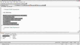 Sql Server Using Case Expressions