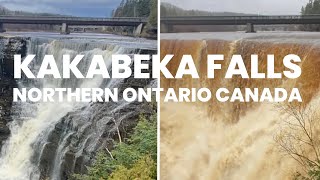 INSANE | SPRING VS FALL | KAKABEKA FALLS #nature #vanlife #canada #ontario