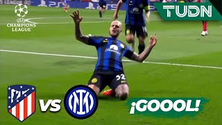 ¡GOLAZO! Di Marco define | Atl Madrid 0-1 Inter | UEFA Champions League 2023/24 - 8vos | TUDN