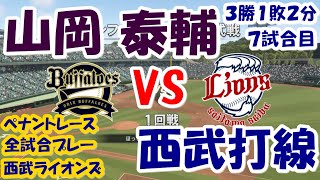 【プロスピ2020】西武ライオンズでペナントレース全試合プレーします！６試合目　対オリックスバファローズ　先発投手：髙橋光成VS山岡泰輔　【プロスピ2019】