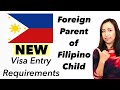 🇵🇭 PHILIPPINES TRAVEL UPDATE | NEW VISA ENTRY REQUIREMENTS FOR FOREIGN PARENT OF FILIPINO CHILD