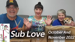 Unboxing Some Sub Love | October And November 2022