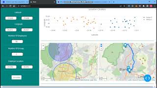 Route optimization using python and machine learning