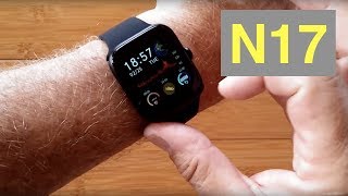 RUNDOING N17 (NY17) Ultra-Thin Multi-Sport Apple Watch Shaped IP68 Smartwatch: Unboxing and 1st Look