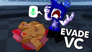 EVADE VC GETS LOUD | Roblox Evade VC Funny Moments