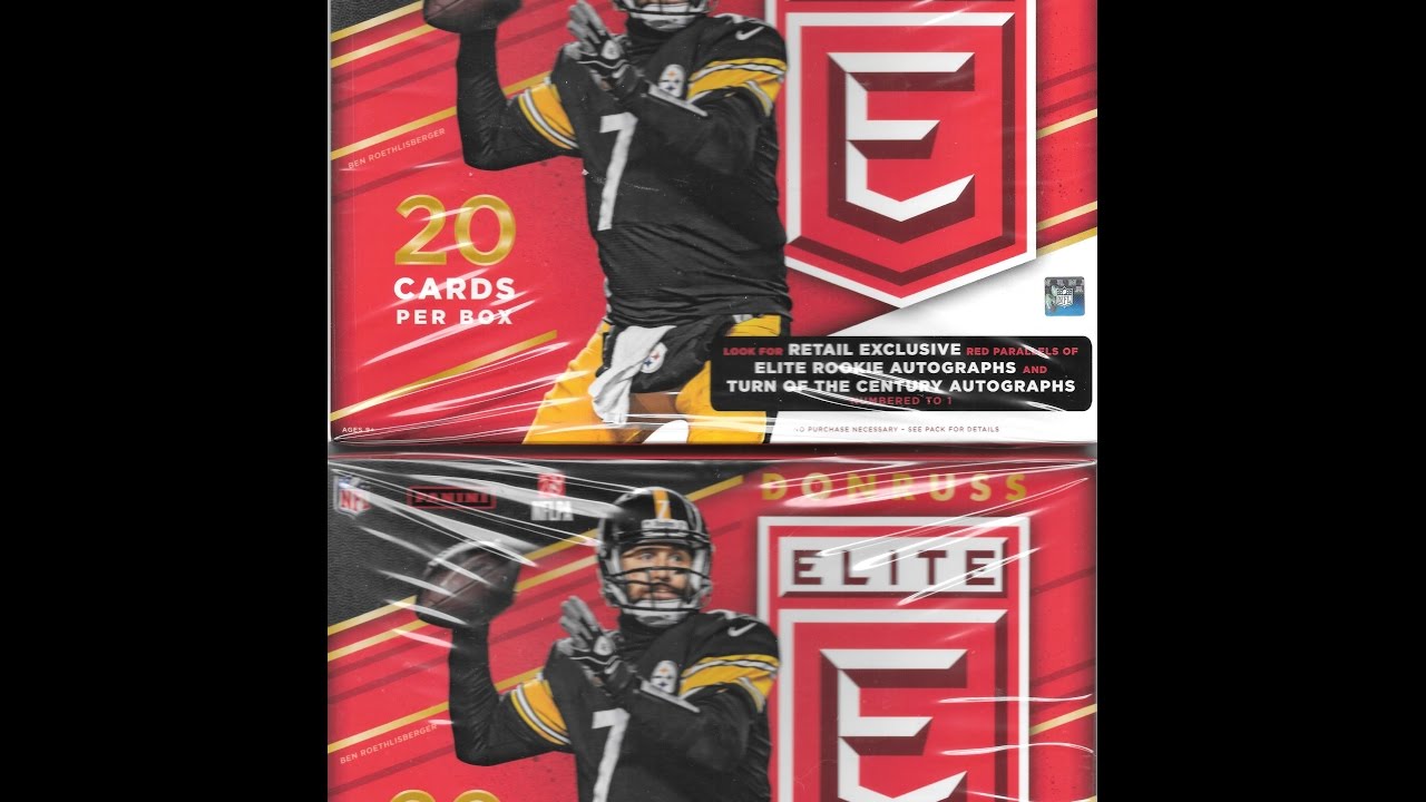 2016 Donruss Elite Football 2 Retail Hanger Box Break / 2 Hits - YouTube