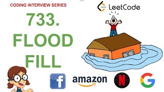 Flood Fill | Leetcode 773 | Amazon Google Facebook interview question
