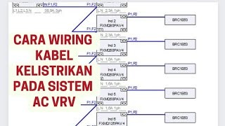 CARA WIRING KABEL KELISTRIKAN PADA SISTEM AC VRV