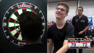 Darts Finale! Jungs CUESOUL Belfry Open 2019 Gian van Veen vs David Schlichting deutscher Kommentar