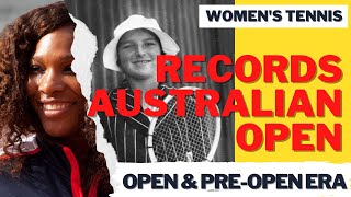 ALL TIME RECORDS | AUSTRALIAN OPEN | 2022 | Women's TENNIS | Margaret Court, Serena Williams ?