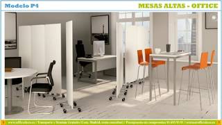 Mesas altas para Office