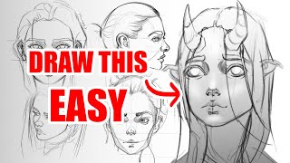 HOW TO DRAW FACES LIKE ART GOD (Beginner Friendly)