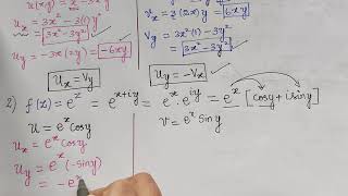 Verify cauchy riemann equations in complex Analysis