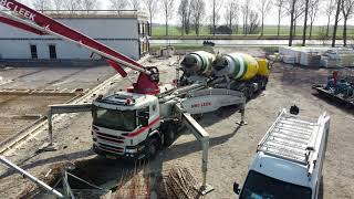 Meuleman Betonvloeren. 1046m2 Beton Storten en Vlinderen te Alkmaar