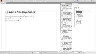 Create a Basic Topic Using Adobe FrameMaker 2017 and DITA