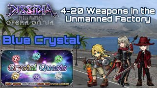 DFFOO[GL]4-20 Weapons in the Unmanned Factory Blue Crystal