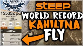 STEEP - Kahiltna Fly World Record Score 155,352 by Bonecrusher2D