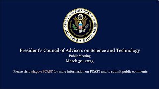 PCAST: Reports on the U.S. Public Health Workforce and Extreme Weather Risk; Discussion of ARPA-I
