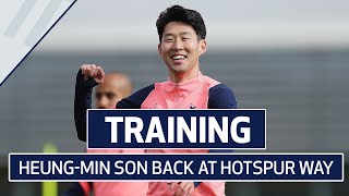 HEUNG-MIN SON BACK IN TRAINING | Pre-Newcastle Preparations