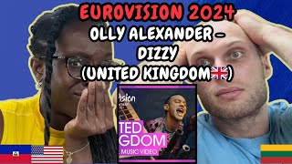 REACTION TO Olly Alexander - Dizzy (United Kingdom 🇬🇧 Eurovision 2024)| FIRST TIME LISTENING TO OLLY