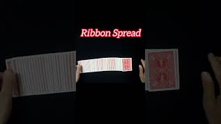 Ribbon Spread #shorts #cardistry #cardtrick #magic #cards #india #amazing #tricks