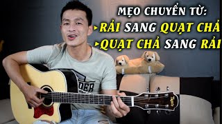 Thủ Thuật RẢI QUA QUẠT CHẢ KHI CHƠI GUITAR ĐỆM HÁT | Phong Guitar Bmt