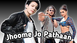 Jhoome Jo Pathaan ft. BTS | Bollywood Hindi Mix | Pathaan Movie Song | BTS Dance Edit | FMV