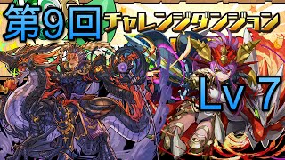 #パズドラ : 第9回チャレンジダンジョンLv7ノーコン - 呂布 X ソニア #龍族拼圖 #PaD