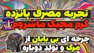 تجربه مصرف پانزده گرم مجیک ماشروم 🚫 چرخه ای بی انتها از مرگ و تولد دوباره ♾️