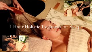 ASMR Soft Spoken Relaxing Aromatherapy Scalp & Face  Massage for Sleep & Anxiety With Hair Brushing,