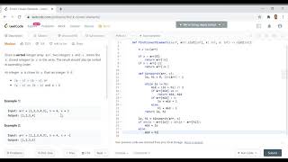 LeetCode 658: Find K Closest Elements: Python Medium