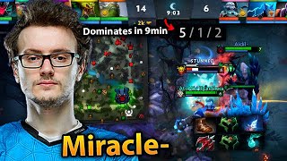 MIRACLE shows how to DOMINATE the SAFELANE with Terrorblade in 9 minutes