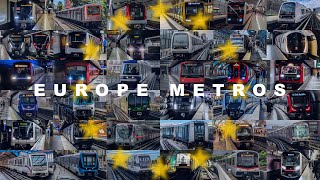 🇪🇺 All the Metros in Europe (2025) [4K]