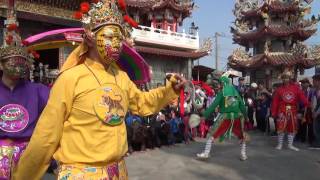 106年(丁酉年) 佳里金唐殿 蕭壟香科~22佳里吉和堂八家將於三五甲鎮山宮祭改，四季大神降駕