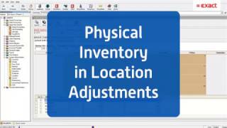 JobBOSS Tech Tip Tuesday: Physical Inventory in Location Adjustments