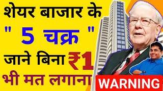 Share Market के 5 चक्र जाने बिना 1 Paisa मत लगाना🔴vijay kedia🔵share market 5 rules🔵warren buffett