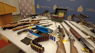 Firearms, stolen property recovered in southeast Alberta