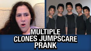 Multiple Clones JUMPSCARE PRANK on Omegle!