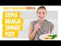 Pyszna TORTILLA z jajkiem, serem, pieczarkami, szynką i pomidorem