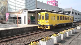 島原鉄道 諫早行列車(S-DC2552)発車@島原外港駅