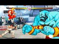 RYU & KEN VS GIANT ZANGIEF - HIGH LEVEL EPIC FIGHT!