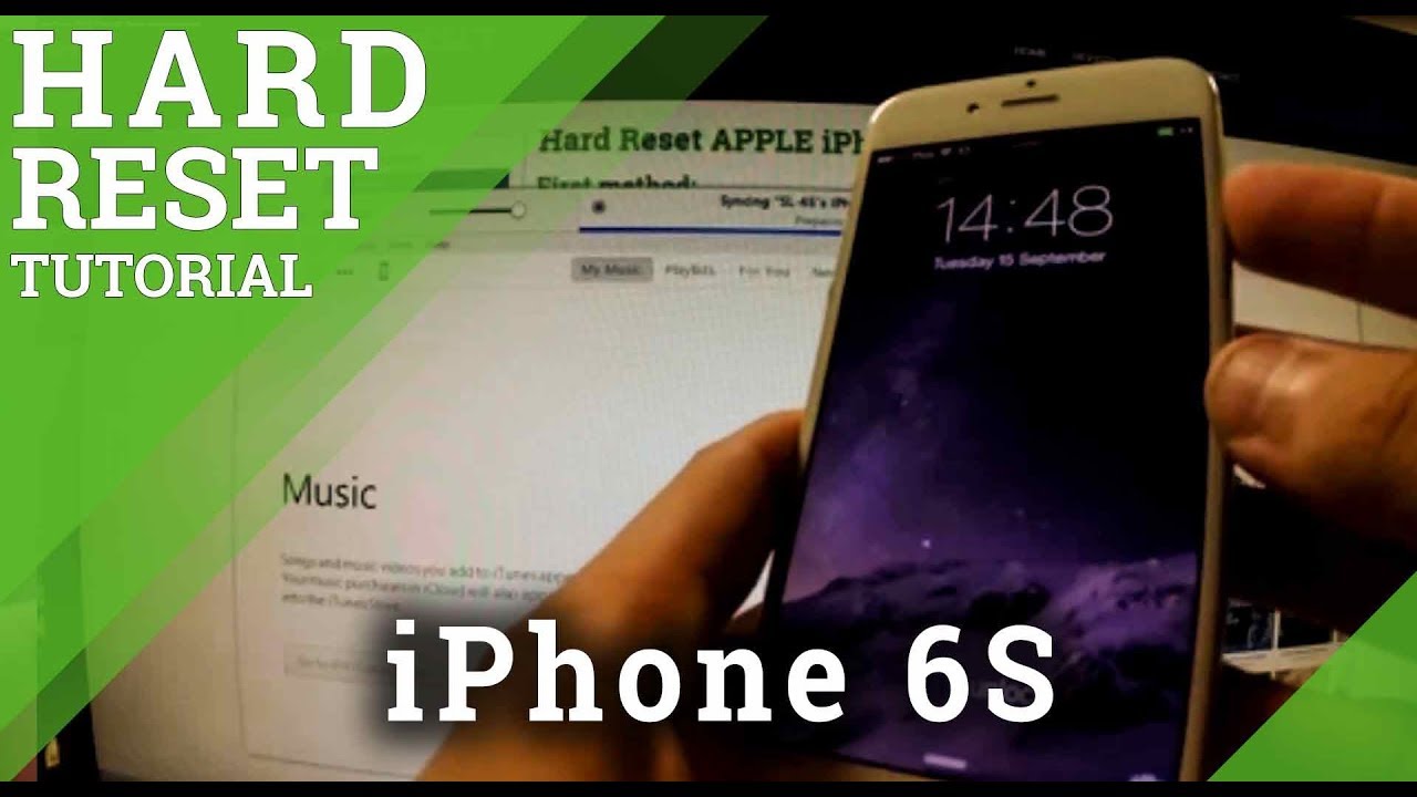 Hard Reset APPLE IPhone 6S - How To Restore Your Iphone - YouTube