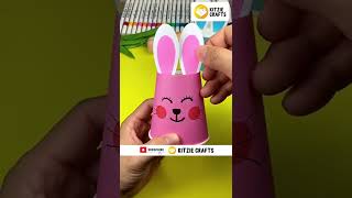 DIY Paper Cup Rabbit Moving Toy |