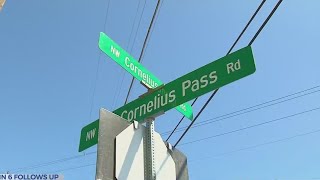 Crashes on detours amid Cornelius Pass Road closure