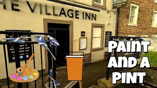 Paint and a Pint at The Village Inn