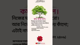 কথা কম বলা #status#hadith#shorts #quran #motivation #dua #islamic#shortfeed